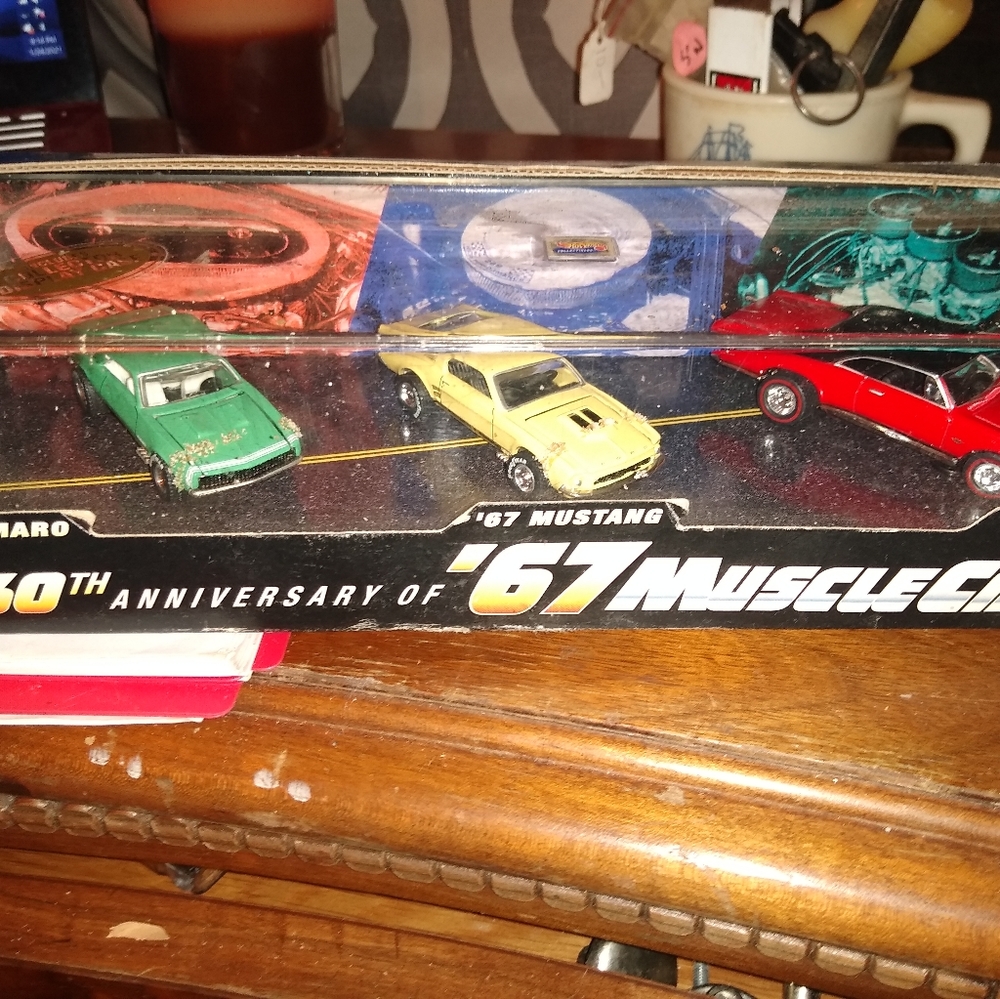 Very Rare Hot Wheels '67 Muscle Cars 3 Car Set Cam